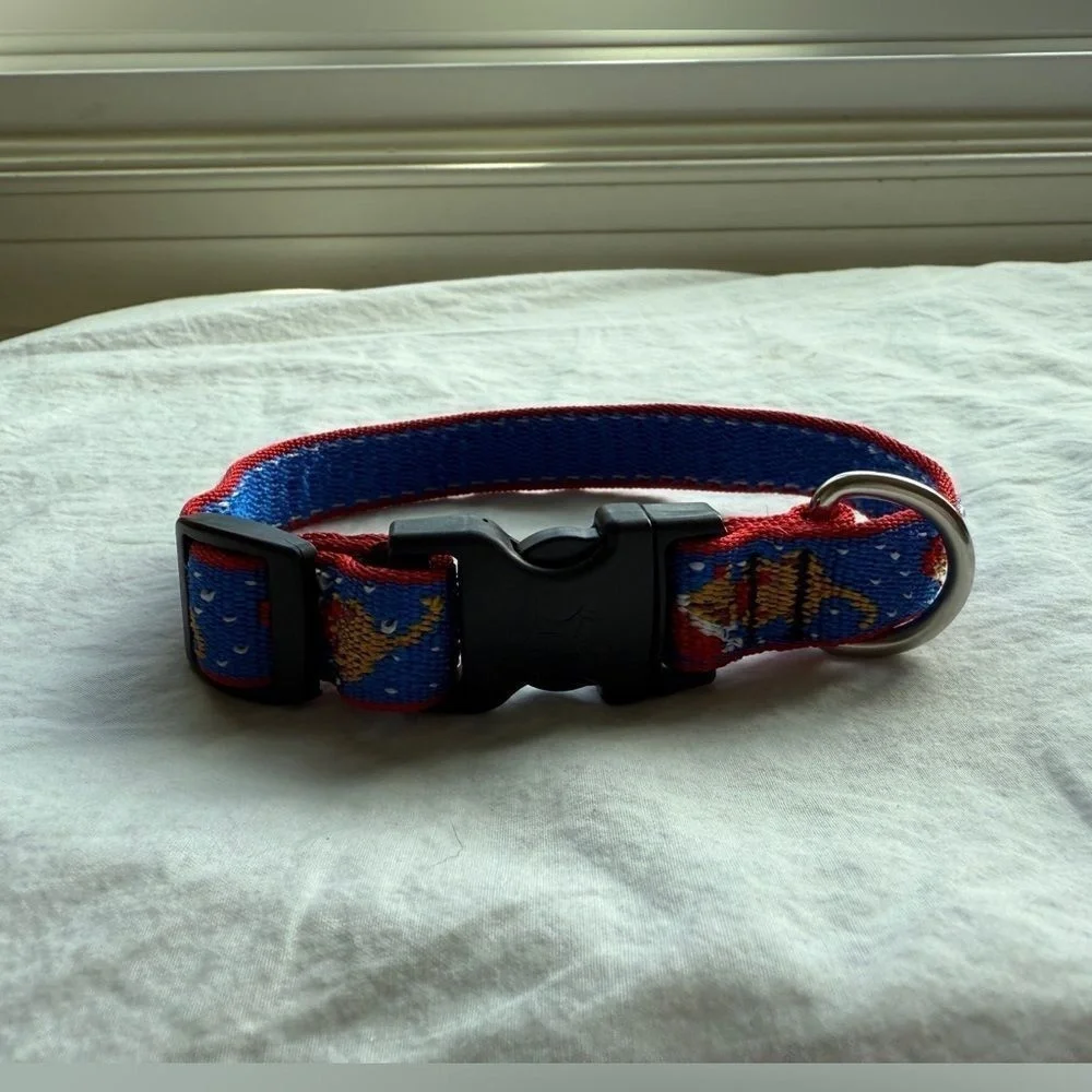 Lupine Pet Dog Collar Santa Hat Microbatch Collar -  3/4 Inch‎ width NWOT